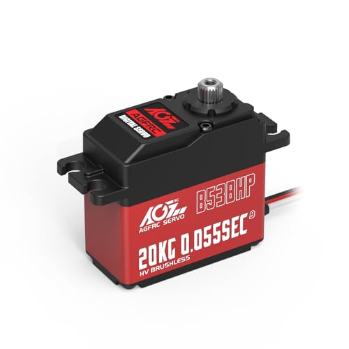 AGFRC HighSpeed Brushless Steering RCServoMotor  0055Sec Upgraded Digital Servo with Metal Gear for 110 RC Car Boat CrawlerB53BHP V2 - Image 1