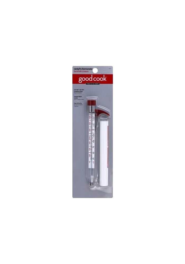 GoodCook ترمومتر جيد كوك اليومي للحلويات والقلي العميق مع مشبك قابل للتعديل ودليل درجات الحرارة - Image 2