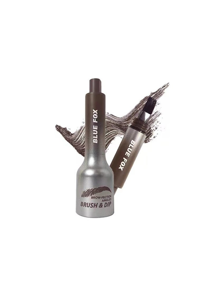 Bluefox Eyebrow Pen with Angled Brush, Hair-Like Strokes for Natural Shaping and Filling, Long-Lasting Quick-Dry Waterproof Brow Pencil - Image 1