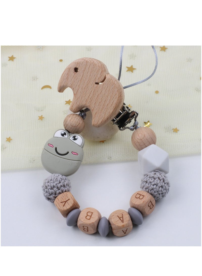 Baby Eco Friendly Teething Pacifier Clips Holder Chain Assorted - Image 1