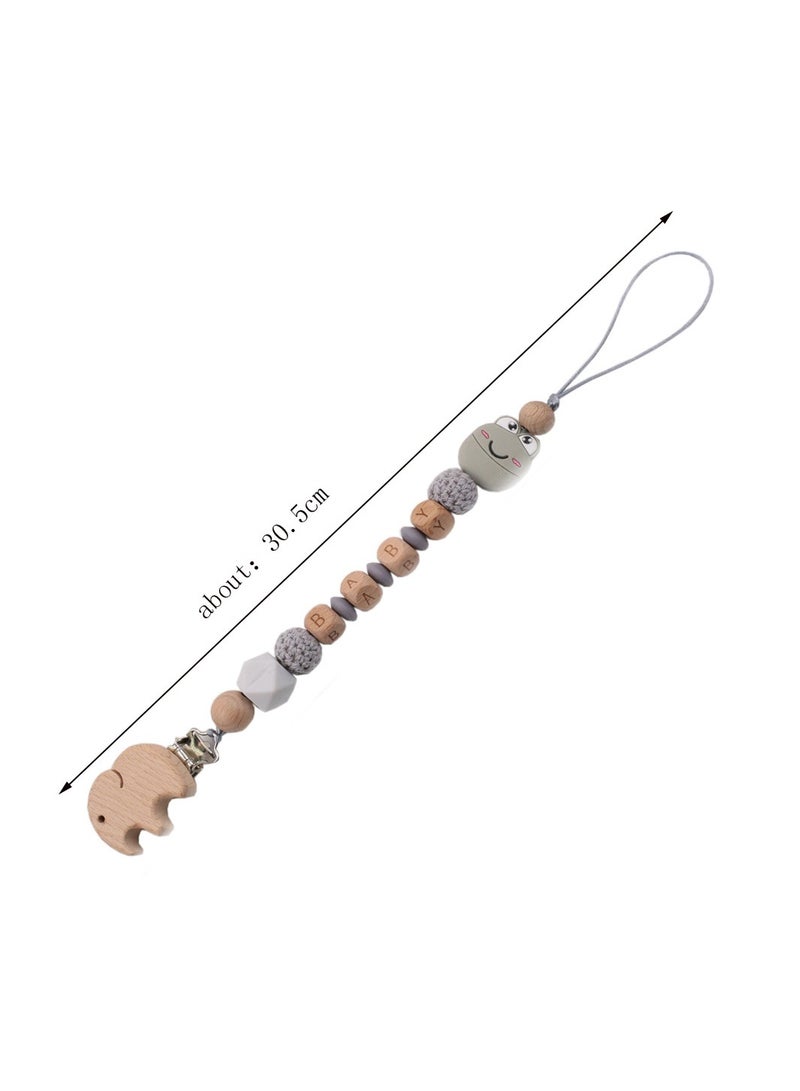 Baby Eco Friendly Teething Pacifier Clips Holder Chain Assorted - Image 4