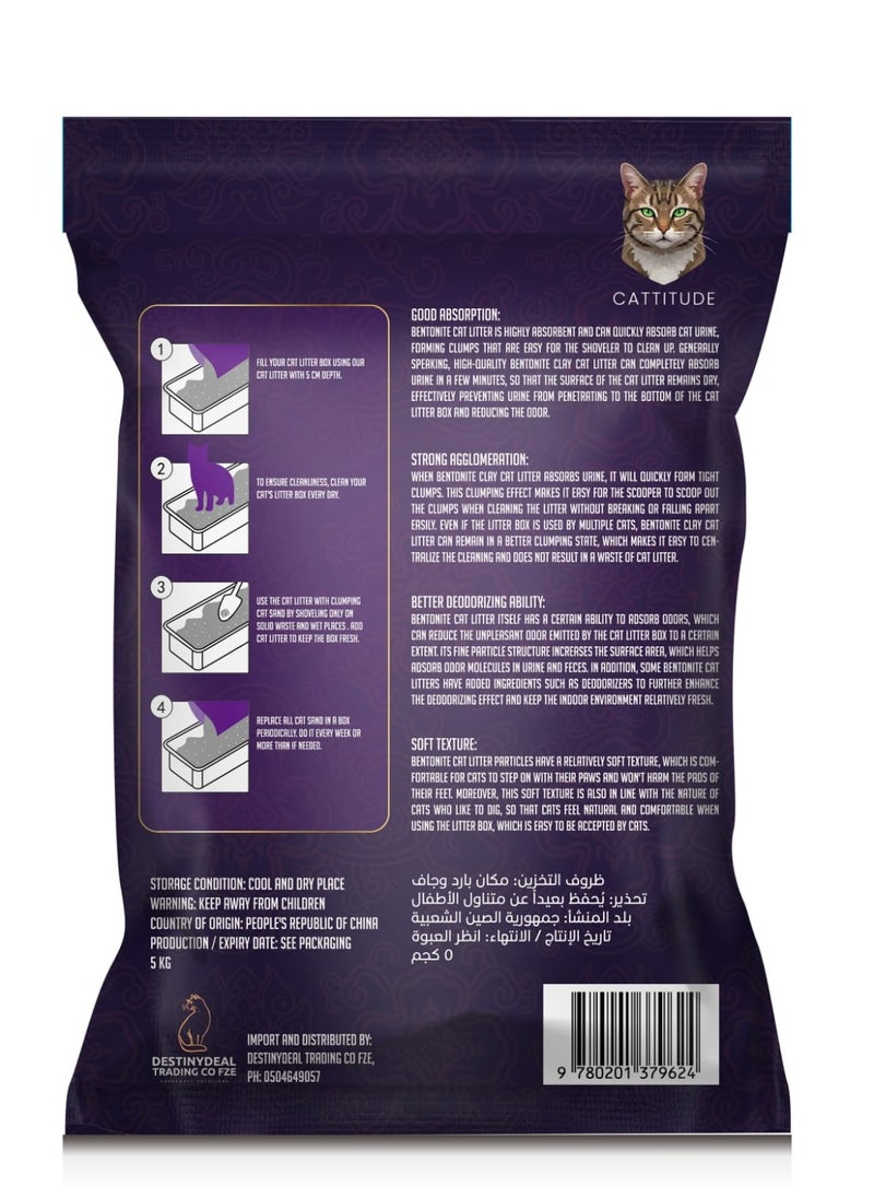 CATTITUDE PREMIUM CAT LITTER 5KG (6.25LTR)