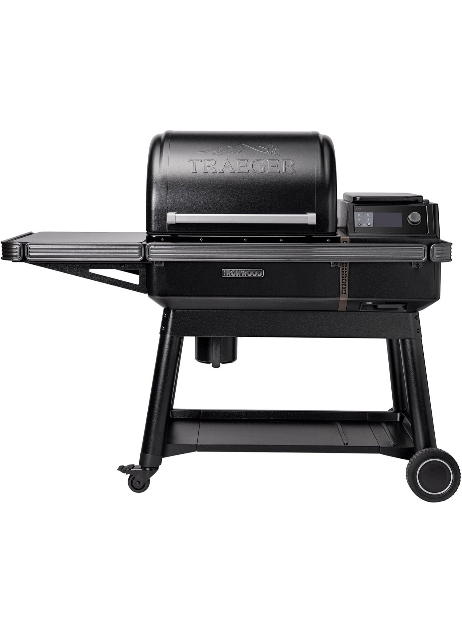 TRAEGER Ironwood 616 Electric Wood Pellet Grill and Smoker, 616 Square Inches Cook Area, 500 Degree Max Temperature, Meat Probe, 6 in 1 BBQ Grill with WiFi and app connectivity, Black 