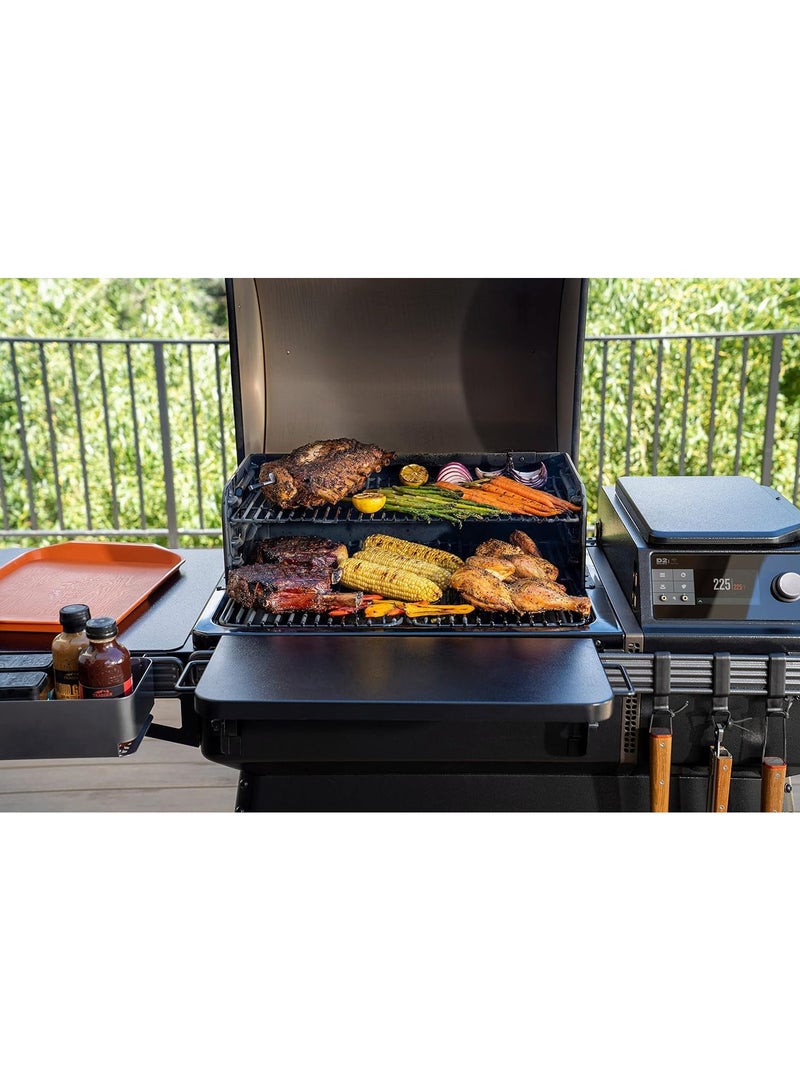 TRAEGER Ironwood 616 Electric Wood Pellet Grill and Smoker, 616 Square Inches Cook Area, 500 Degree Max Temperature, Meat Probe, 6 in 1 BBQ Grill with WiFi and app connectivity, Black - Image 3