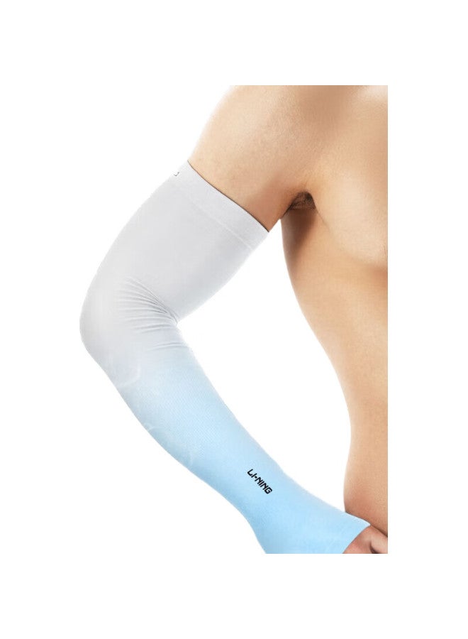 Li-Ning Ice Sleeves For Men And Women, Sun Protection Arm Sleeves, Ice Silk Arm Covers, Uv Protection, Ice Column Arm Sleeves, Arm Guards, Cycling Arm Sleeves - Image 1