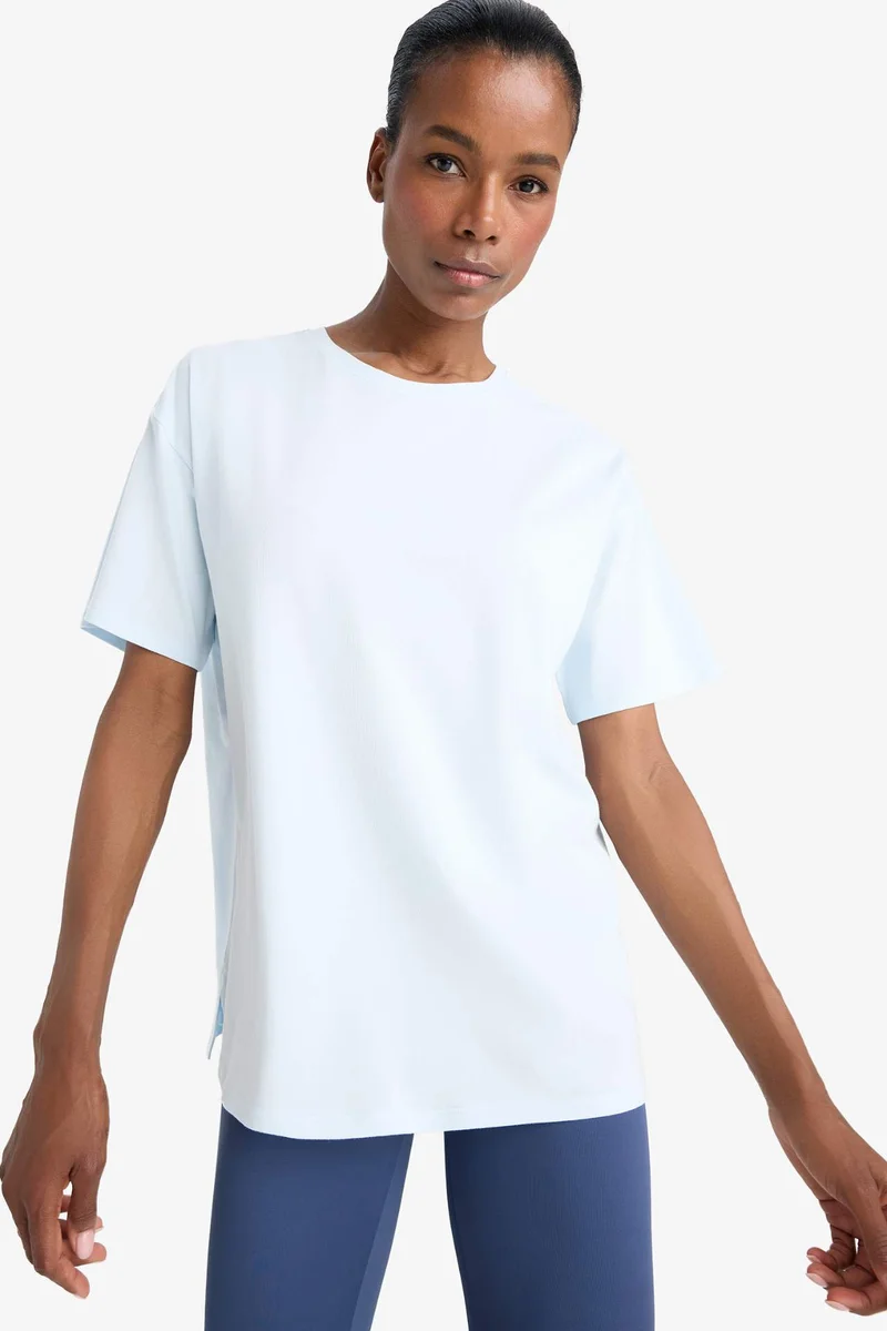 ديفاكتو DeFactoFit Comfort Fit Crew Neck Sports T-Shirt