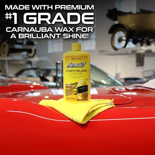 Formula 1 Carnauba Liquid Car Wax, High Gloss Shine & Protection for Auto Paint, Advanced Micropolishing to Remove Haze & Restore Vehicle Paint, 16 oz - Image 3