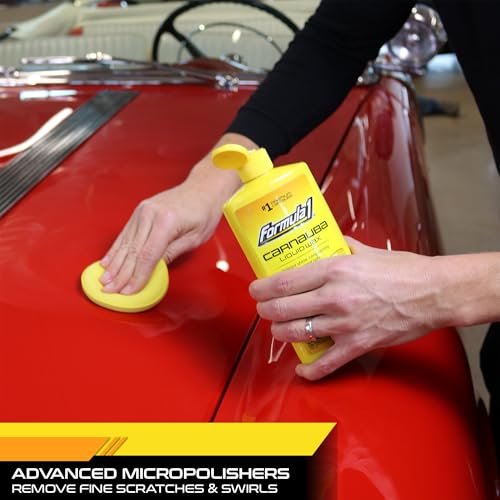 Formula 1 Carnauba Liquid Car Wax, High Gloss Shine & Protection for Auto Paint, Advanced Micropolishing to Remove Haze & Restore Vehicle Paint, 16 oz - Image 4