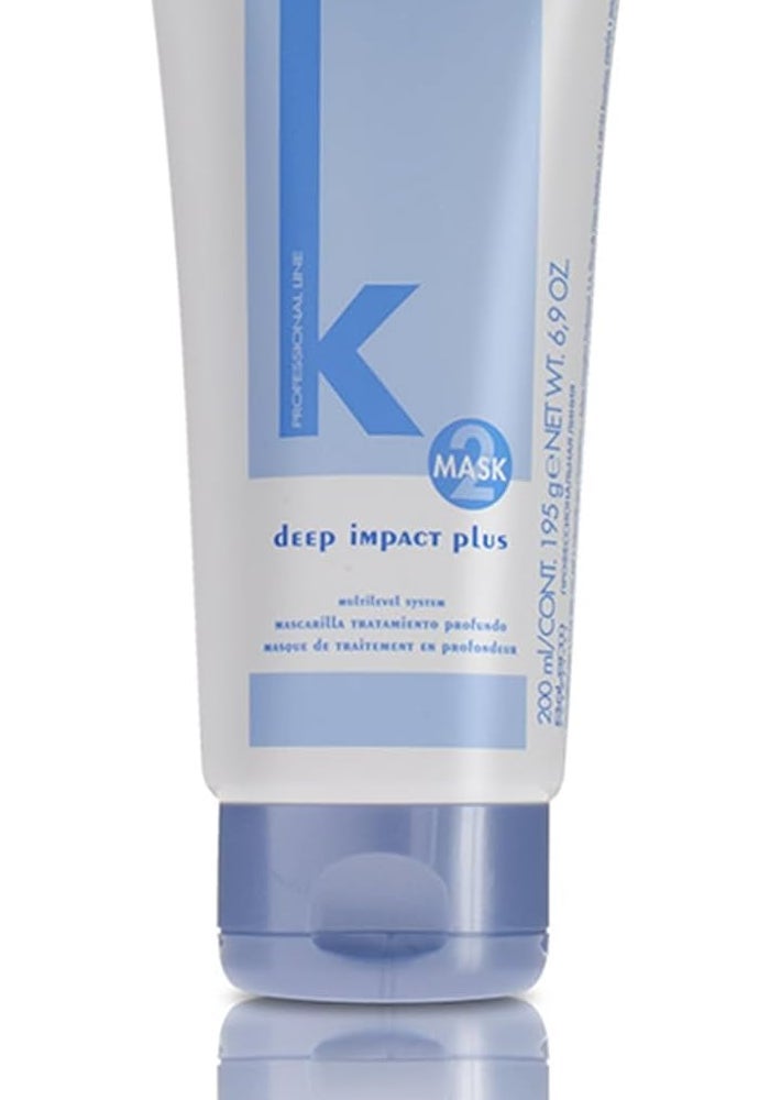 Salerm Cosmetics Keratin Shot Deep Impact Plus Hair Mask - 200 ml - Image 1