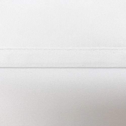 Spacemaker Extra-Long 21" Drop Length Bed Skirt, California King, White - Image 4