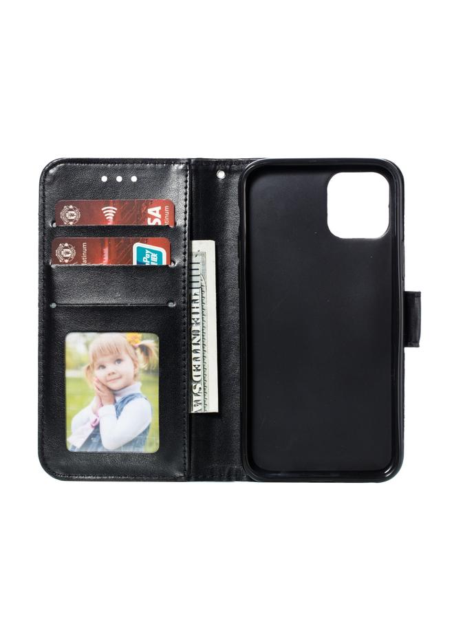 Zaboon Case For iPhone 11 Pro Mandala Embossing Pattern Horizontal Flip Leather Case, with Holder & Card Slots & Wallet & Photo Frame & Lanyard - Image 4