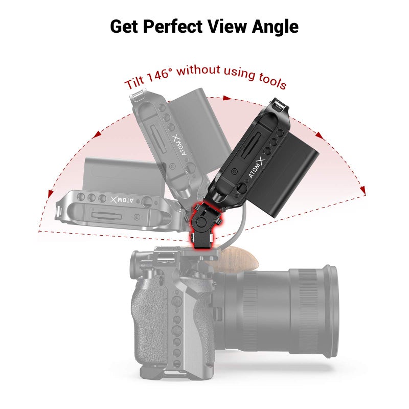 SMALLRIG Monitor Mount EVF Holder Support with Locating Pins for ARRI Standard - 2174 - Image 3