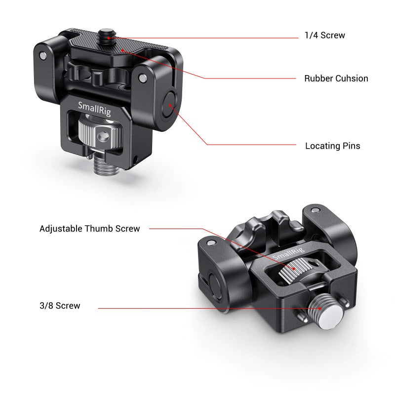 SMALLRIG Monitor Mount EVF Holder Support with Locating Pins for ARRI Standard - 2174 - Image 5