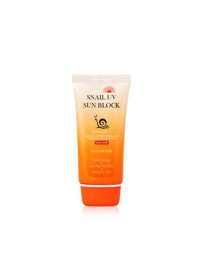 jigott - Snail UV Sun Block (SPF50+/PA+++) 70ml - Image 1