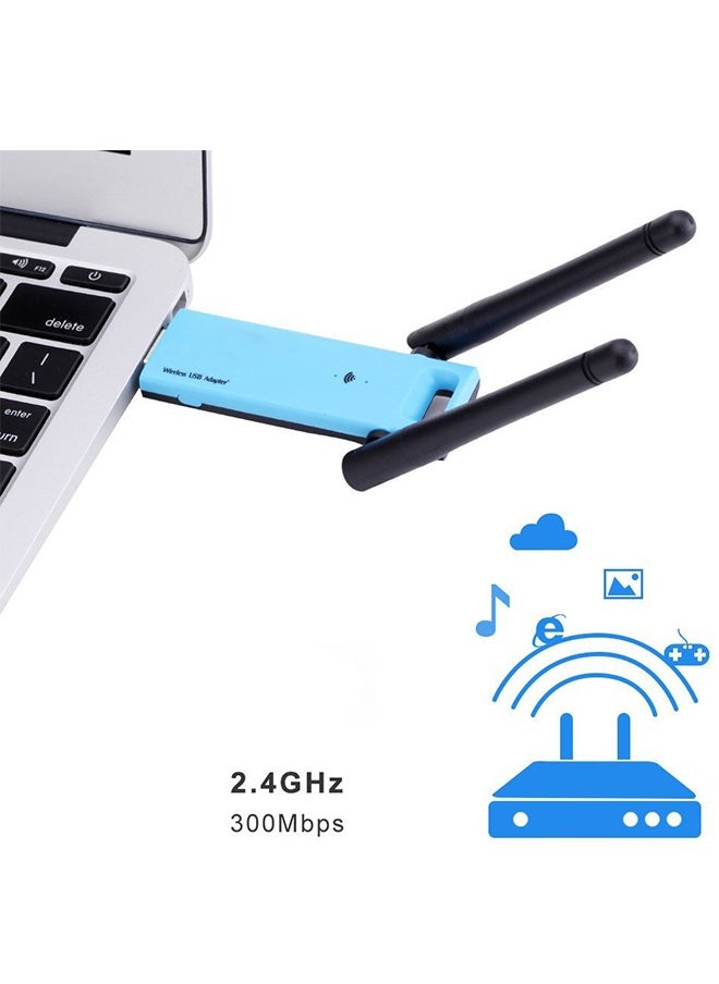 ماركة غير محددة USB Wireless Repeater，300Mbps Range Extender Repeater，WIFI Amplifier，Mini Compact Internet Booster for Home  - Image 5