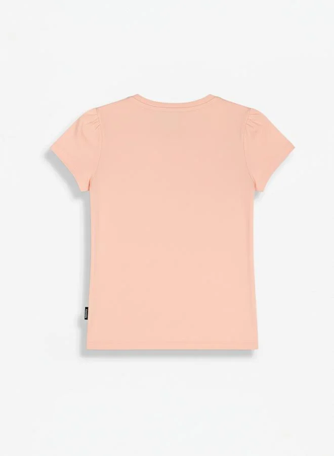 Tom And Jerry Graphic Print Round Neck Fashion T-shirt