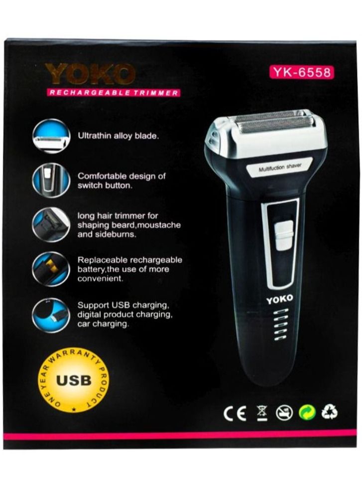 يوكو جولد ماكينة حلاقة 3 في 1 قابلة لإعادة الشحن - Image 3