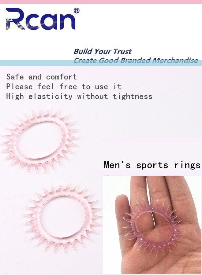 Rcan Silicone Elastic Men Sports Ring Easy Stretch Resistance Tear Resistance Exercise Ring Extended Endurance Waterproof Wear Resistant Soft Suitable for Male Sports Home  - Image 2
