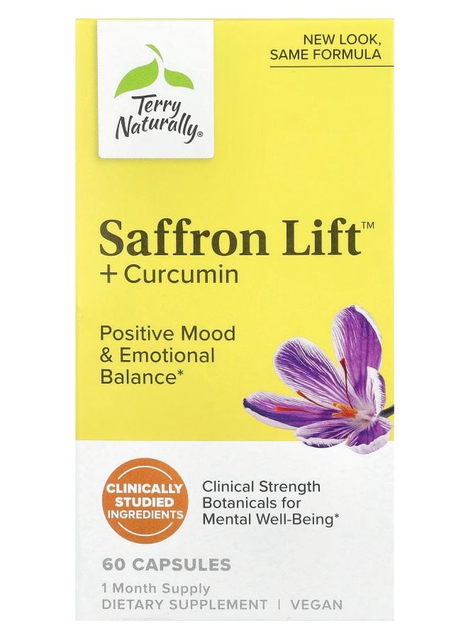 Terry Naturally Saffron Life + Curcumin 60 Capsules