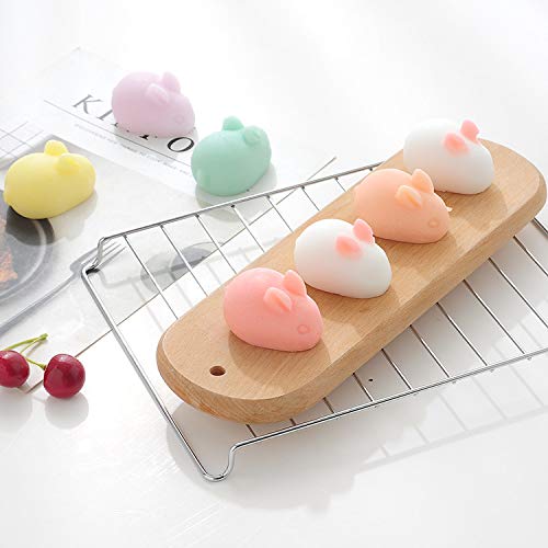 OCPO KITCHEN 3D Easter Bunny Silicone Mold for Baking Rabbit Shape Mousse Cake, French Dessert, Chocolate, Pastry, Pudding, Jelly, Cake Decoration Mold, Rabbit Shape (6 Cavity) - Image 4