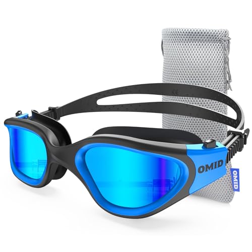 OMID Swim Goggles, P2 Polarized Swimming Goggles for Men Anti-fog Goggles Swimming for Adult Women - Image 1