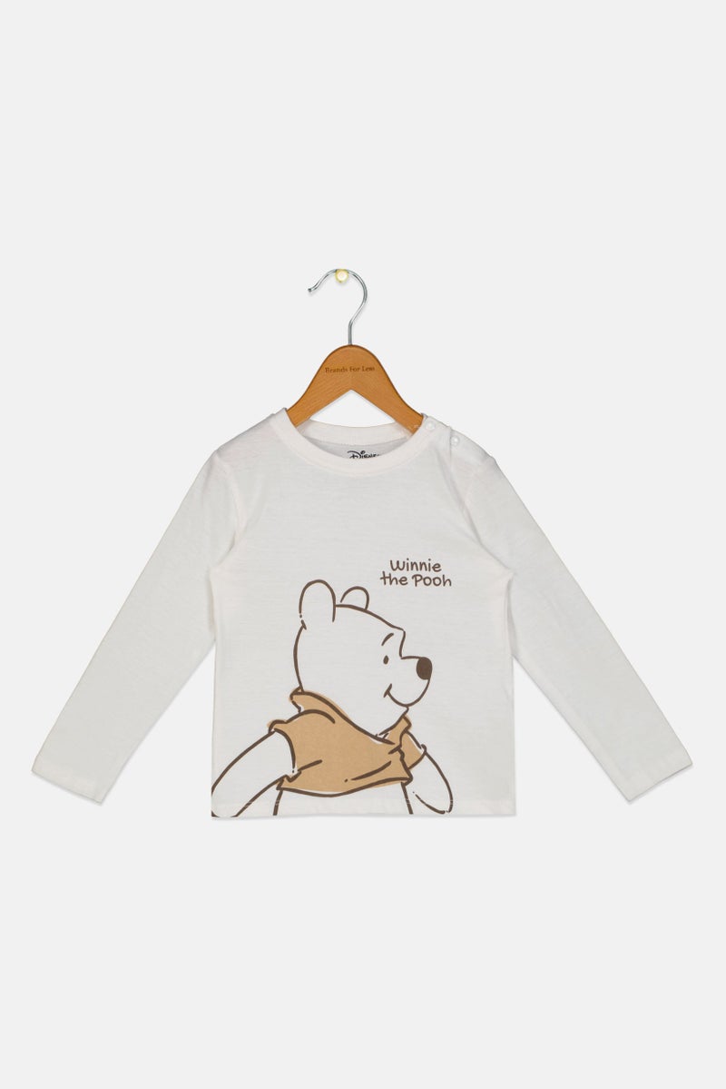 Sinsay Toddlers Girl Graphic Print Long Sleeves Top, White - Image 1