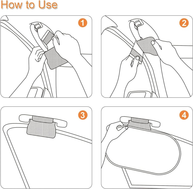 TFY Car Interior Roof Handle Sunshade - Image 5