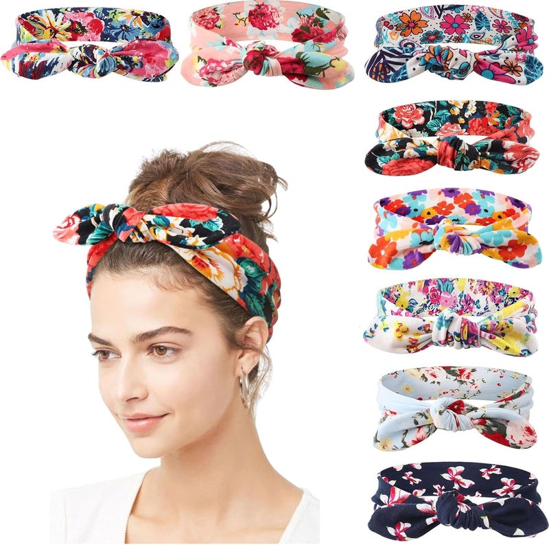 DRESHOW Fascinators Hat Flower Mesh Ribbons Feathers on a Headband and a Clip Tea Party Headwear for Girls and Women - Image 1