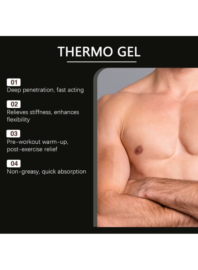 LANISKA Thermo Muscle Warm-Up & Recovery Gel, Fast-Acting Deep Penetrating Massage Gel for Pre-Workout Activation & Post-Exercise Soreness Relief, Non-greasy Quick Absorbing Formula for Sports, Gym & Daily Use - Image 4