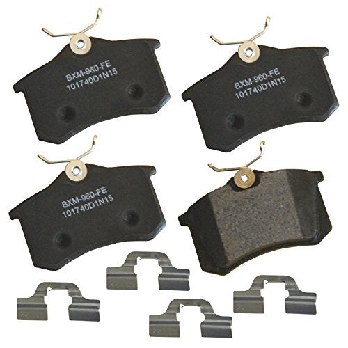 Bendix Premium SBM1017 Rear Brake Pads for Audi A1,A3,Quattro,A4,A6,A8 Allroad S3,S4,S6,S8,TT,Peugeot 207,208,GT,307,405,Clio,Euro Fluence,Megane,Scenic,II,Seat Arona,Cordoba,Exeo,Ibiza,Leon,Nuevo - Image 1