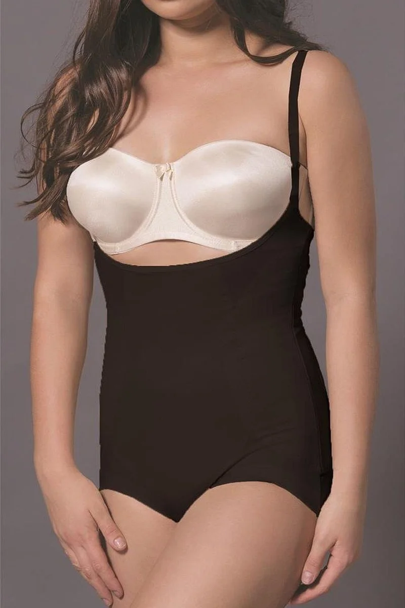 ماجيك فورم 1553 Women's Snap-Breasted Bady Corset-Black