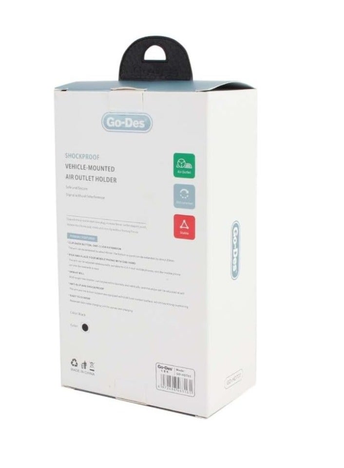 JAJEEK Shockproof Vehicle-Mounted Air Outlet Bracket Holder – Secure & Durable Car Phone Mount - Image 4