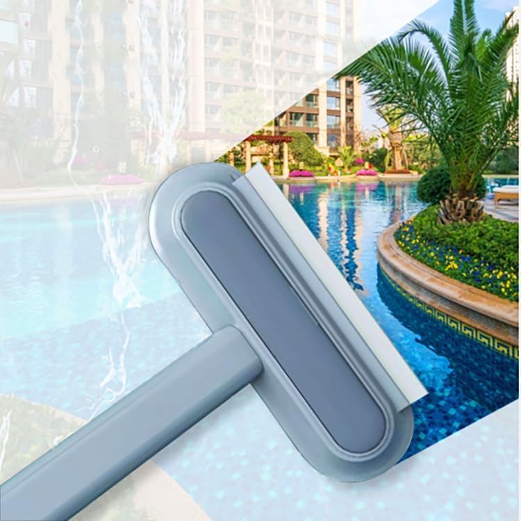 Ncry 5 in 1 Window Screen Cleaning Brush with Handle Portable Window Cleaner Brush and Squeegee for Window Cleaning Wet and Dry DualUse Magic Window Cleaning Brush for Screen Sofa Wall Cleaning