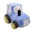 YONLIT Soft Plush Tractor Stuffed Truck Toy Super Cute Car Plushie Throw Pillow Excellent Gifts for Kids or Birthday Party 12 Inches Blue - Image 4