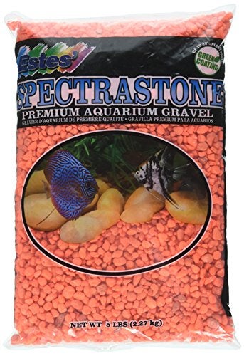 Estes Spectrastone Permaglo Orange Aquarium Gravel for Freshwater Aquariums 5Pound Bag - Image 2
