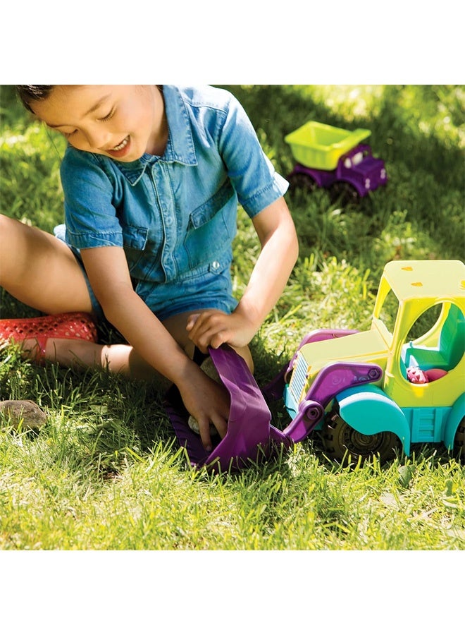 باتات شاحنة تحميل- حفارة لودر مقاس 18 بوصة وشاحنة رمل، متعدد الألوان - Image 2