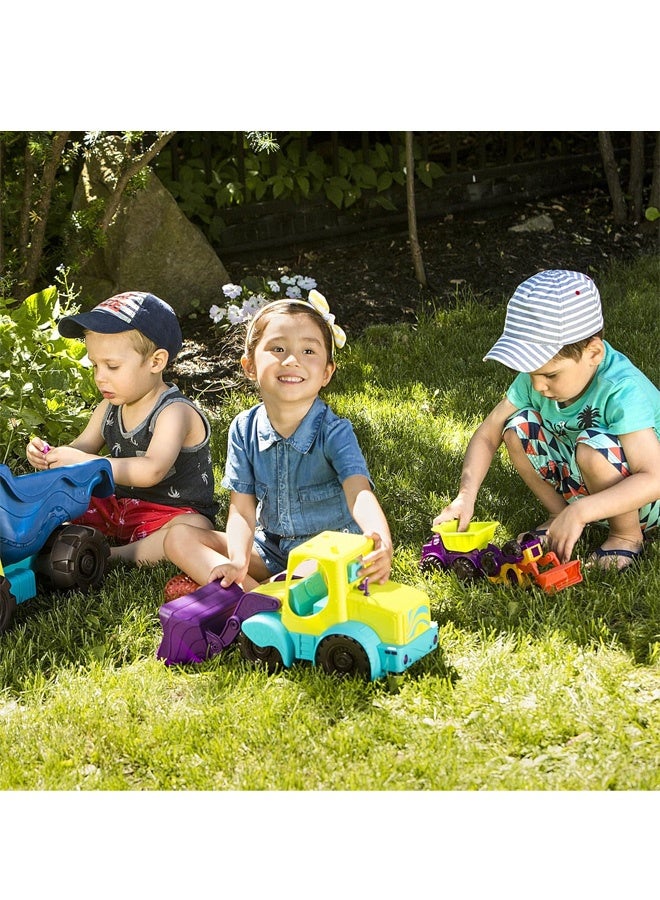 باتات شاحنة تحميل- حفارة لودر مقاس 18 بوصة وشاحنة رمل، متعدد الألوان - Image 4