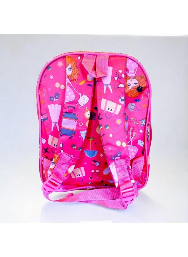 Stylbase School Bag For Boys And Girls Cartoon Printed Waterproof Backpack Bag Ideal For Small Kids Bag UKG Nursery 1st Class Girls School Bags 5-7 years 14 Inch - Image 4