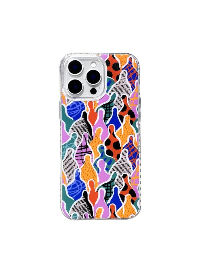 NIBEMINENT Light Luxury Retro Protective TPU Case Cover For iPhone 16 Pro Max Clear - Image 1