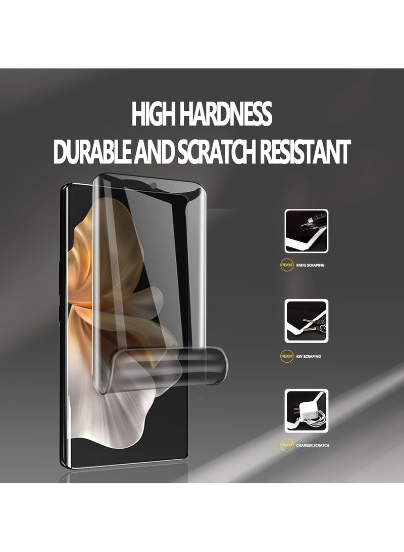 Privacy Screen Protector Compatible with VIVO V30 5G, Anti Spy TPU Protective Film 1 Pack + Tempered Glass Camera Lens Protector 1 Pack, Anti Scratch Easy to Install - Image 5