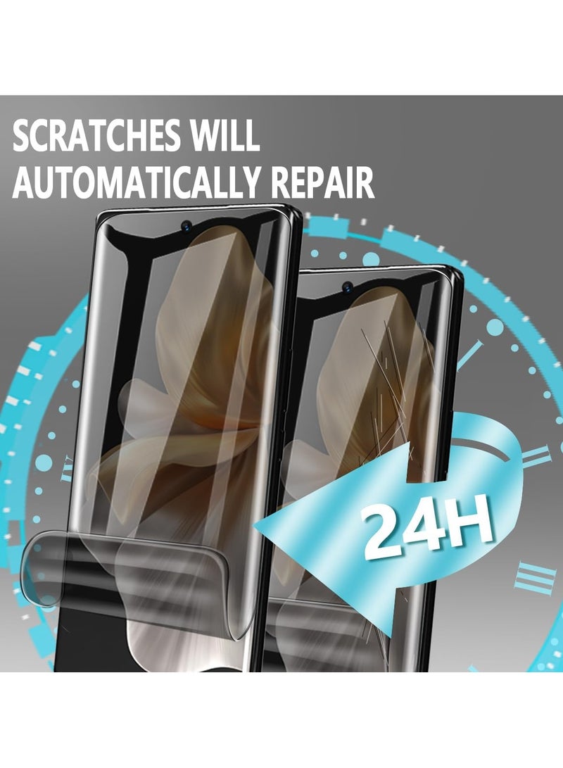 Privacy Screen Protector Compatible with VIVO V30 5G, Anti Spy TPU Protective Film 1 Pack + Tempered Glass Camera Lens Protector 1 Pack, Anti Scratch Easy to Install - Image 3