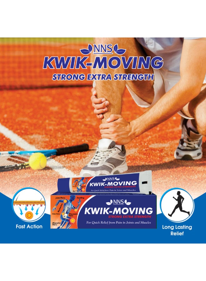 NNS Kwik-Moving Ointment- Strong Extra Strength 50Gm - Image 4