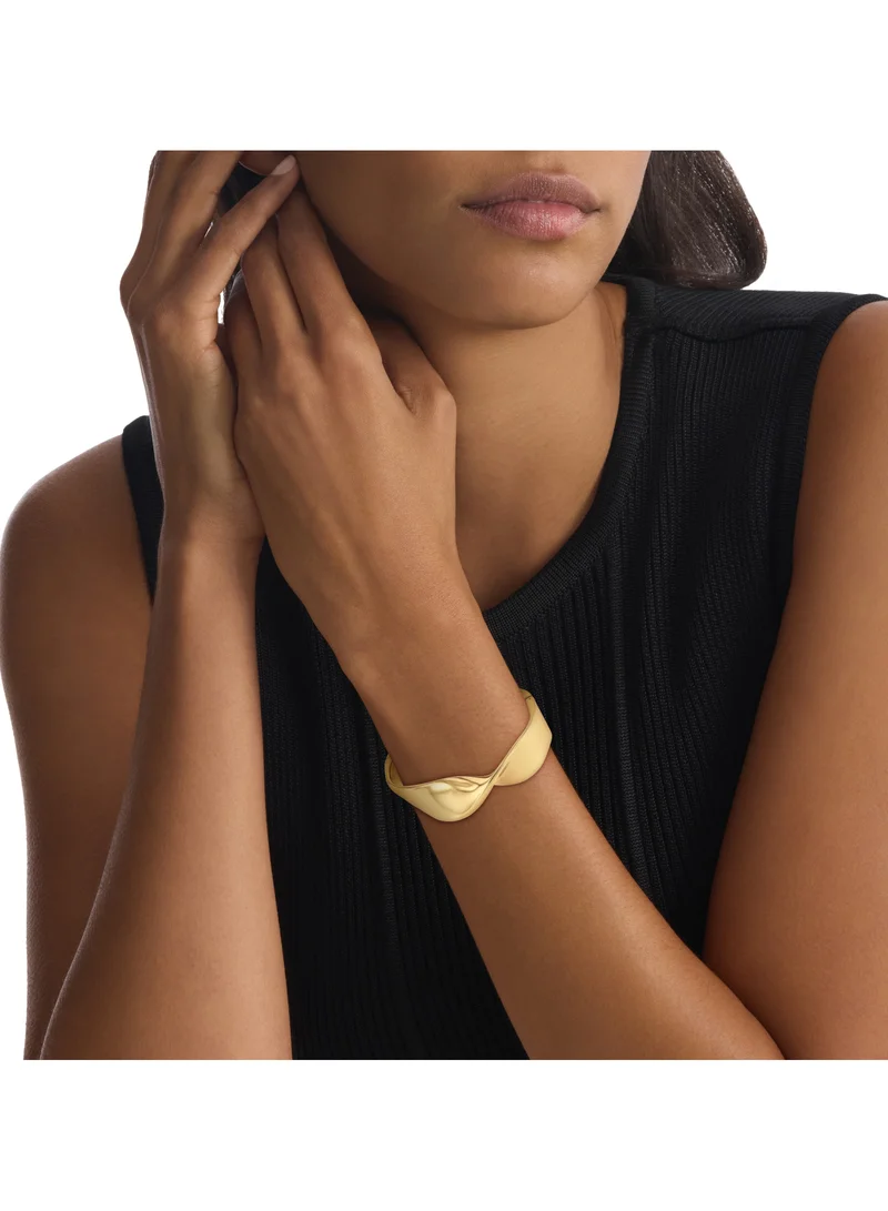 CALVIN KLEIN Calvin Klein Women's Gold Hinge Bangle - 35000532