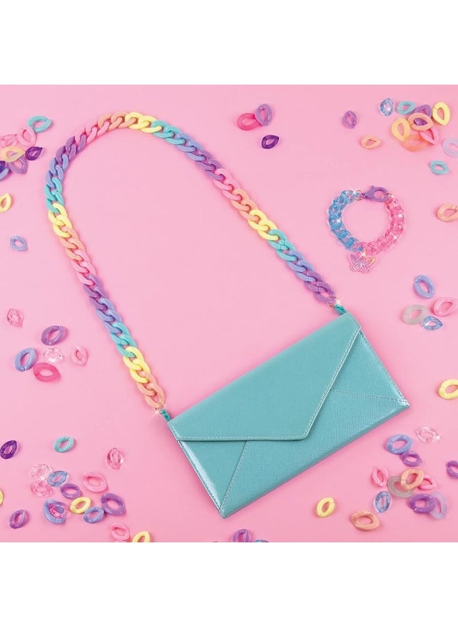 Make It Real - Make It Real All Linked Up Bracelet Making Kit - DIY Charm Bracelet Making Kit for Girls - Kids Bracelet Making Kit for Teen Girls - Jewelry Making Kit for Girls 8-12 - Craft Kit Gifts for Girls - Image 1