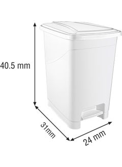 Saral A Plus Quality 15 Liter Slim Pedal Inner Bucket Trash Can  - Image 3