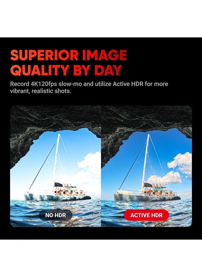 Insta360 Insta360 Ace Pro Dive Bundle  8K Waterproof Action Camera CoEngineered With Leica Flagship 113 Sensor 8K24 24 Flip Screen  Includes Case Float Handle 128GB Card  - Image 5