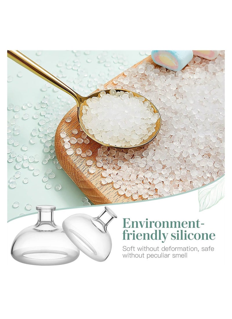 2PCS Chest Percussion Cup, Chest Physical Therapy Aids, Mucus Removal Device Flutter Valve Mucus Removal Device Professional Palm Sputum Remover (S+L)  - Image 5