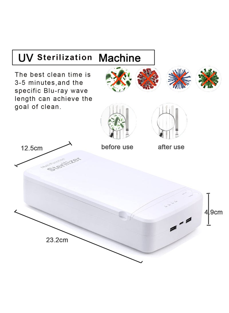 Excefore Sterilization Box, Plastic Clean Multipurpose UV Ultraviolet Sterilizer for Manicure Salon,tweezers, Scissors, Jewelry, Phone, Watch, Keys  - Image 5