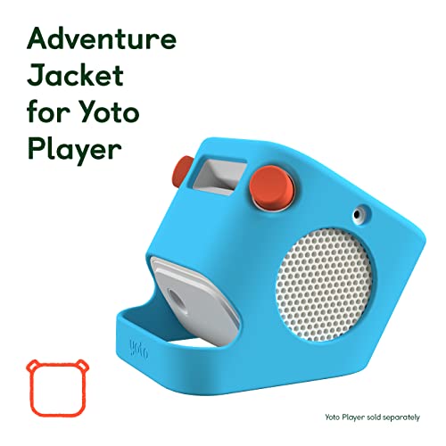 Yoto Player (2nd Generation) Adventure Jacket in Sky Blue – Protective Sleeve Case Carrier for Kids Player, Silicone Skin Cover with Easy-to-Carry Handle, Accessory Gift for Children - Image 2