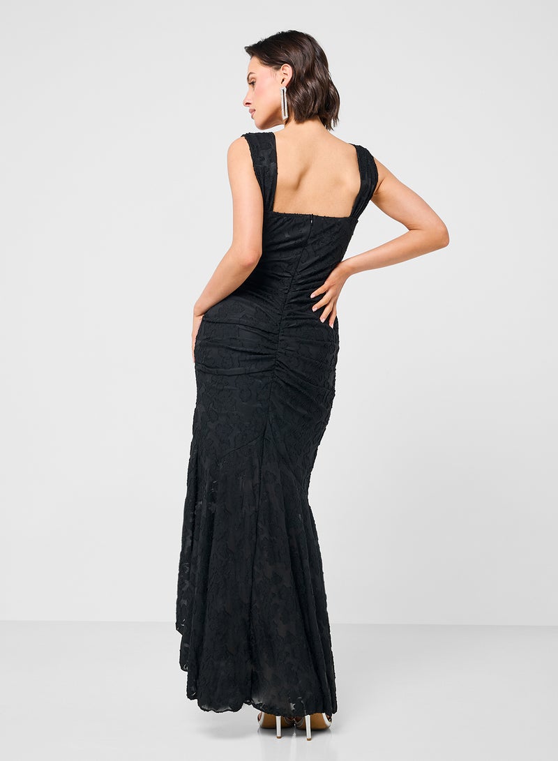 جينجر فستان حورية البحر بتفاصيل دانتيل وكورسيه - Image 2